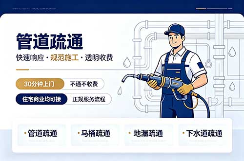 蓬莱管道疏通