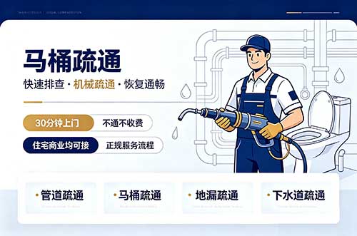 蓬莱马桶疏通