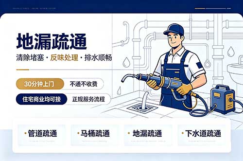 蓬莱地漏疏通