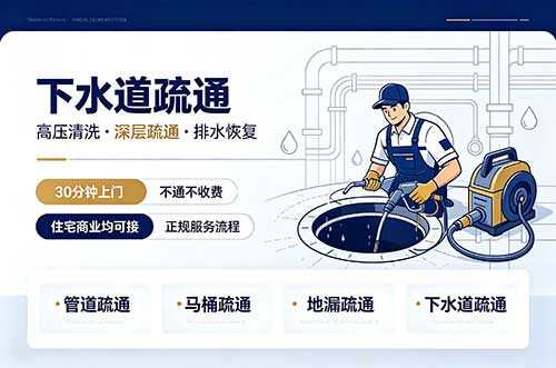 蓬莱下水道疏通