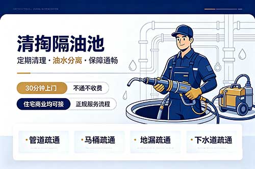 蓬莱清掏隔油池
